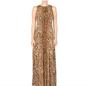 NWOT Michael Kors Animal Print Studded Maxi